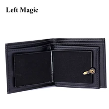 Flame Wallet Magic Tricks Big flame Leather Wallet Magician Trick Stage Street Show magic props Funny Bifold Wallet Outdoor magic wallet magic props black blue