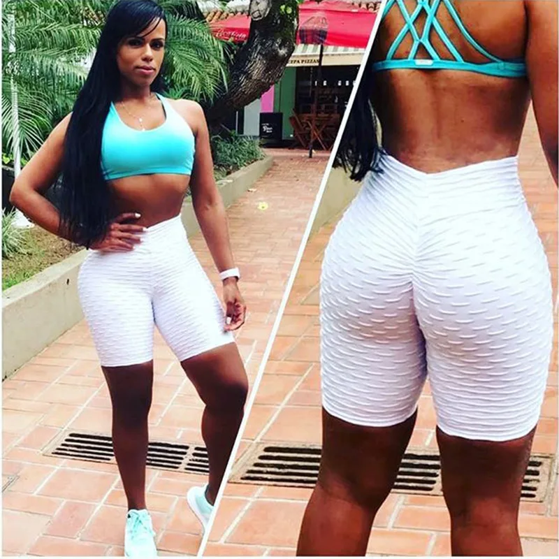

Yoga Shorts Women Short Yoga Pants S-XL Solid High Waist Fitness Leggings Sport Shorts For Women Slim Gym Tights Workout Shorts