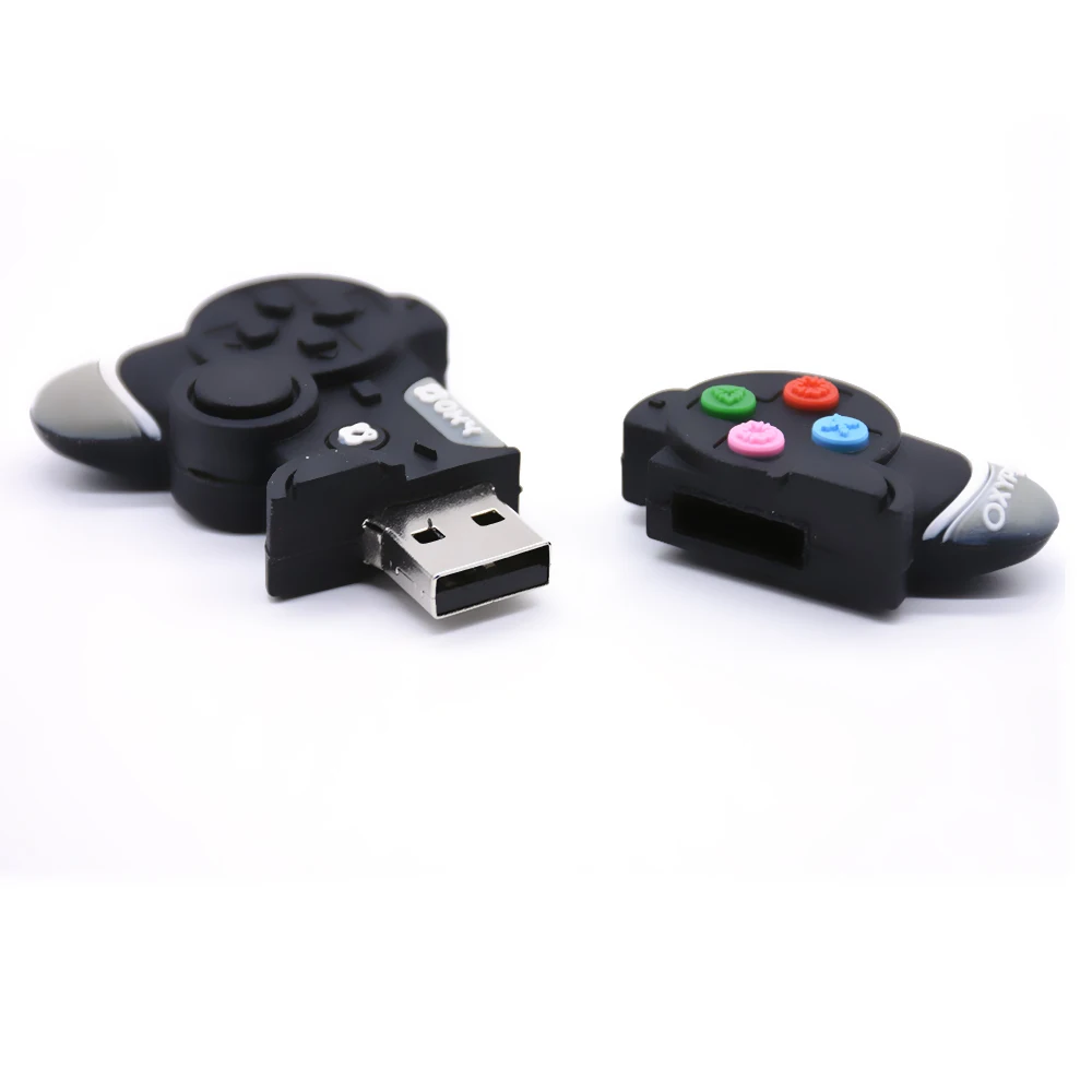 Новинка 2019 USB флеш накопитель drivecartoon геймпад u флэш диск 4 ГБ/8 ГБ/32 ГБ/64 ГБ подарок