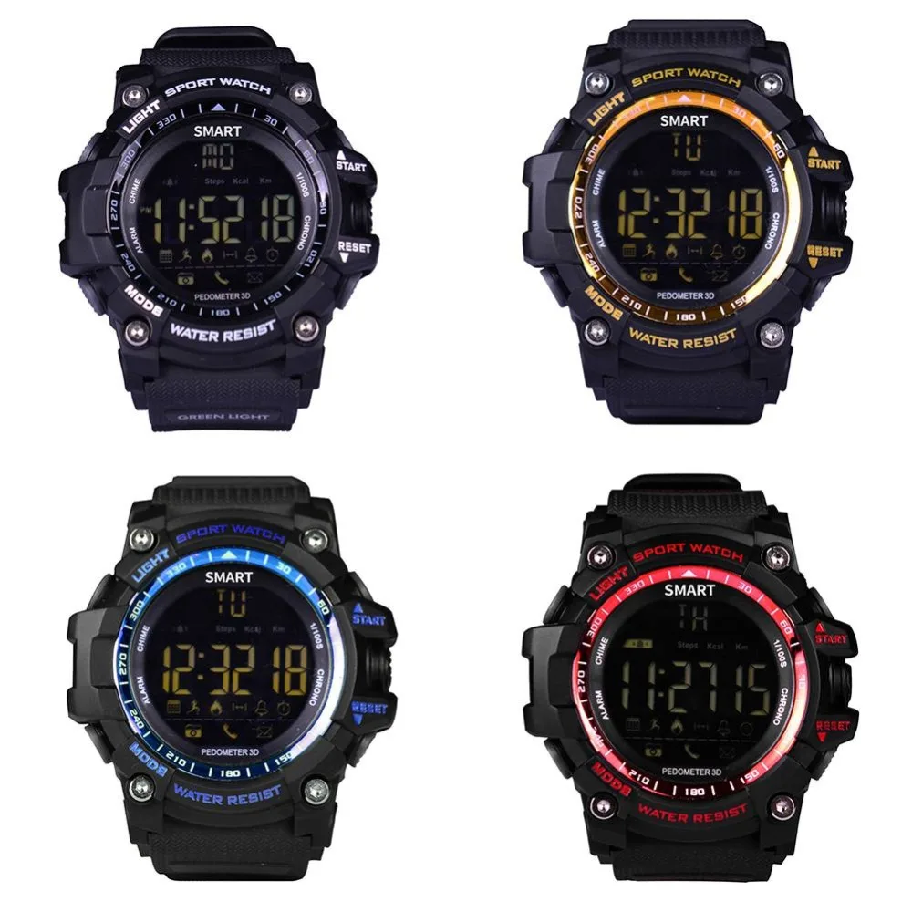 

Smart Watch EX16 Xwatch Sports Bluetooth 4.0 5ATM IP67 Waterproof Smartwatch Wristband Stopwatch Alarm Clock long time standby h