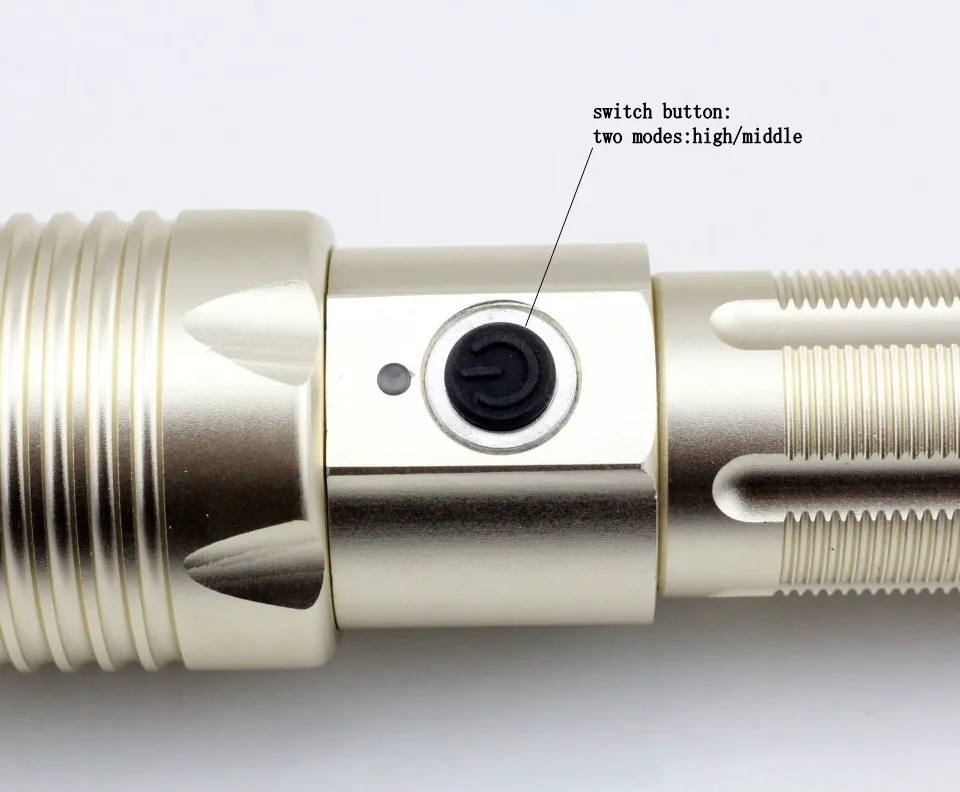 YUPARD XM-L T6 1000 люмен факел Масштабируемые фонарик яркий факел 3xaaa или 1x18650 26650 + 26650 аккумуляторная батарея + зарядное устройство