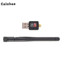 150 Мбит/с беспроводной адаптер LAN Mini USB 2,0 WiFi ключ с антенной Wi-Fi приемник внешняя сетевая карта для настольного ПК компьютера