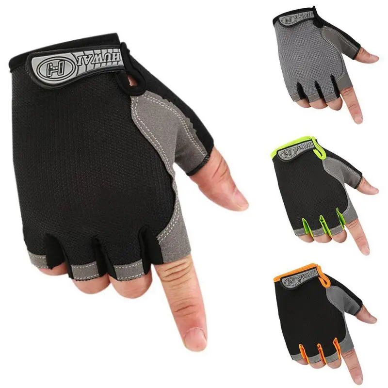 

Men Women Outdoor Bicycle Riding Climbing Half Finger Gloves Cycling Gloves Summer Sports Fitness Shockproof Bike Glove Hot