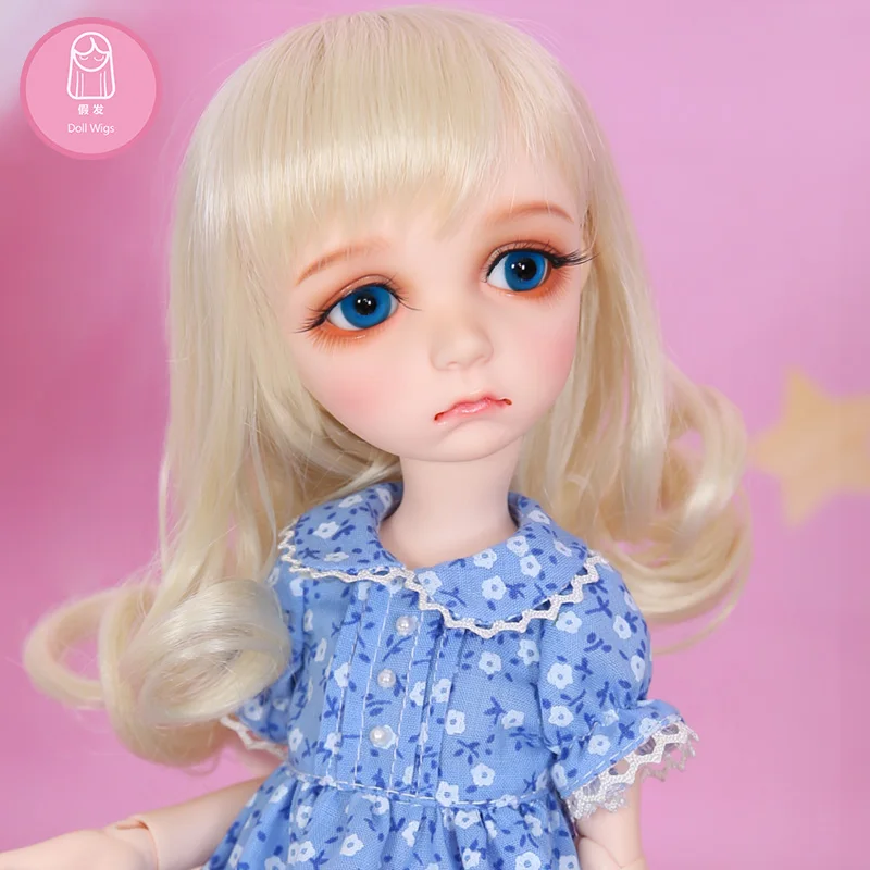 Парик для куклы BJD Размер 7-8 дюймов высокотемпературный парик imda3.0 Colette длинные волосы bjd sd кукла парики в красоту diy