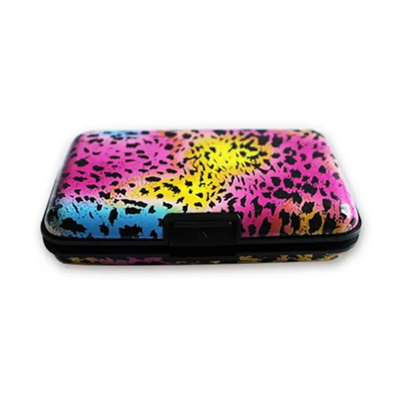 

New Aluminum Print Card Case Pocket Business ID Credit Card Wallet Holder Waterproof Case Box RFID Protection for Business #20