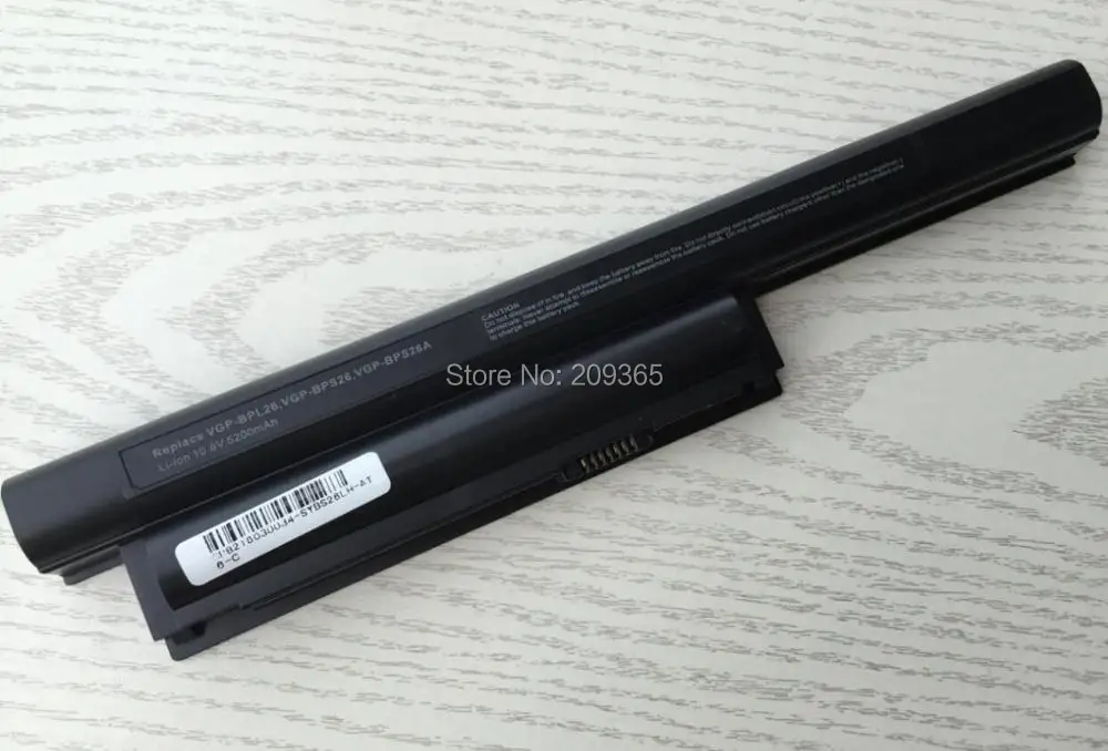  Laptop Battery For Sony VAIO CA CB EG EH EJ EL VPCCA BPS26 VPCCB VPCEG VPCEH VPCEJ VPCEL VGP-BPL26 
