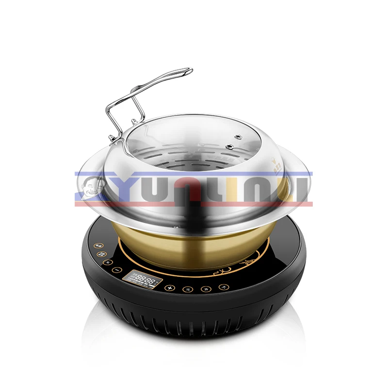 Multifunctional Electric Steam Hot Pot Household Seafood Steamer