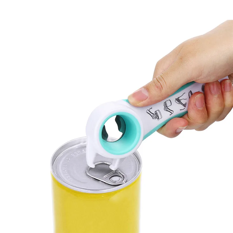 1Pcs Hot Sale Kitchen Tools Black Bottle Home Kitchen Multifunction 5 in 1 Bottles Jars Cans Manual Opener Tool Gadget (4)