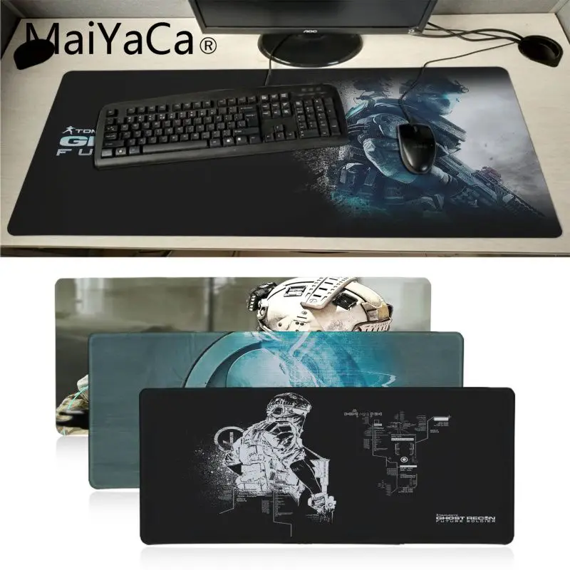 

MaiYaCa New Design Ghost Recon Future Soldier Laptop Gaming Mice Mousepad Unique Desktop Pad Big Size Game Mousepad