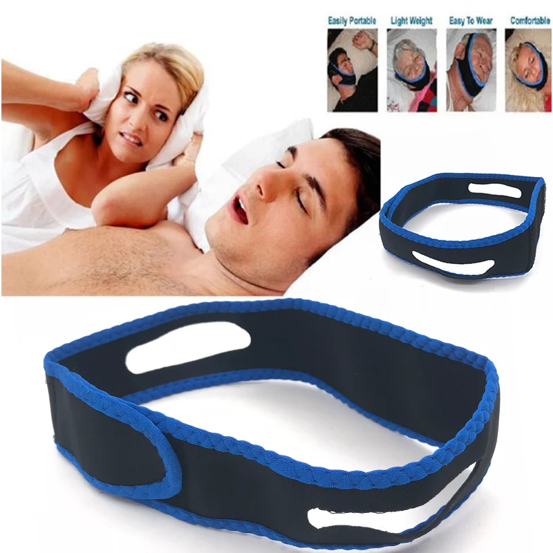 

1PCS Anti Snoring Chin Strap Stop Snoring Belt Anti Snore Chin Jaw To Sleep Supporter Apnea Belt Care Sleeping Tools