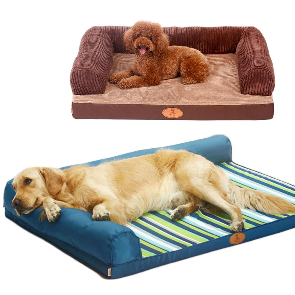 Dog Beds For Medium Dogs Pet Lounger Cushion For Small Medium Large Dogs& Cat Dog Four Seasons Kennel Puppy Dog Mat Pet Bed