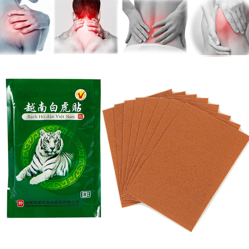 

8PCs/Bag Medical Patches Vietnam Pain Relief Plaster Pain Relief Patch for Muscle Back Shoulder Pain Balm Arthritis Massage Pad