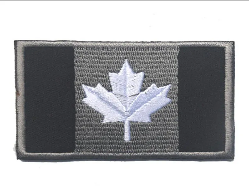 Канадский Национальный флаг Кленовый лист флаг вышивка значок вышивальные значки военная форма тактические повязки патчи