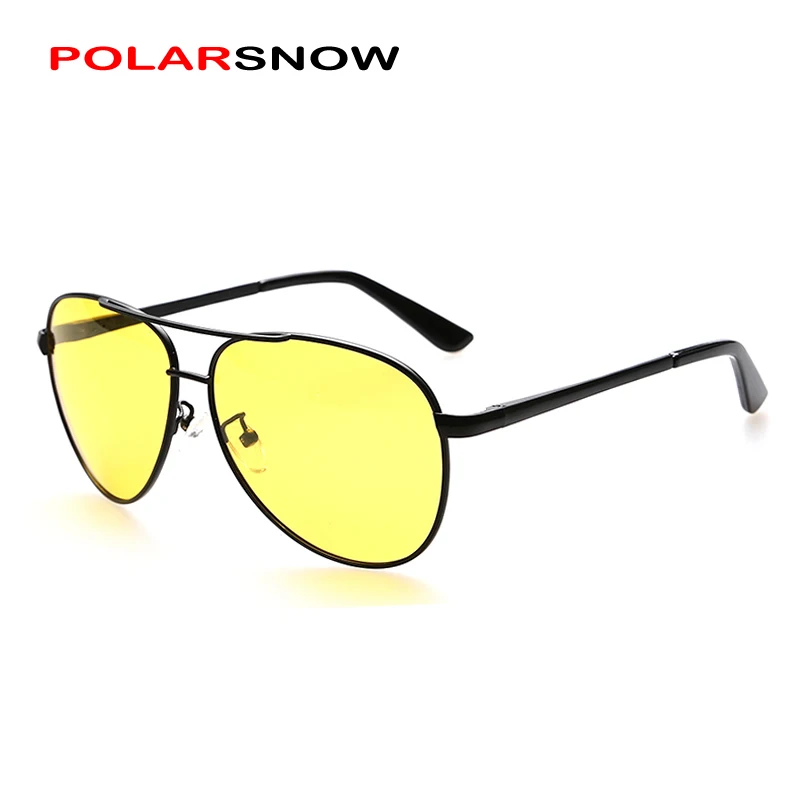 POLARSNOW Brand HD Polarized Night Driving Glasses Unisex Anti Glare