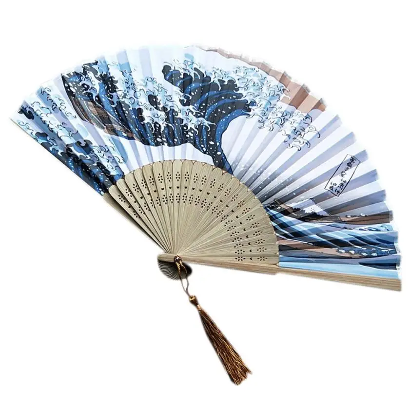 Hand fan Japanese Fridge Handheld Folding Fan with Traditional Japanese ...