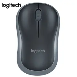 Logitech M185 оригинальный Мыши компьютерные Беспроводной Мышь игровой ноутбук PC Gamer оптический Эргономика Мышь обе руки Портативный Mini USB