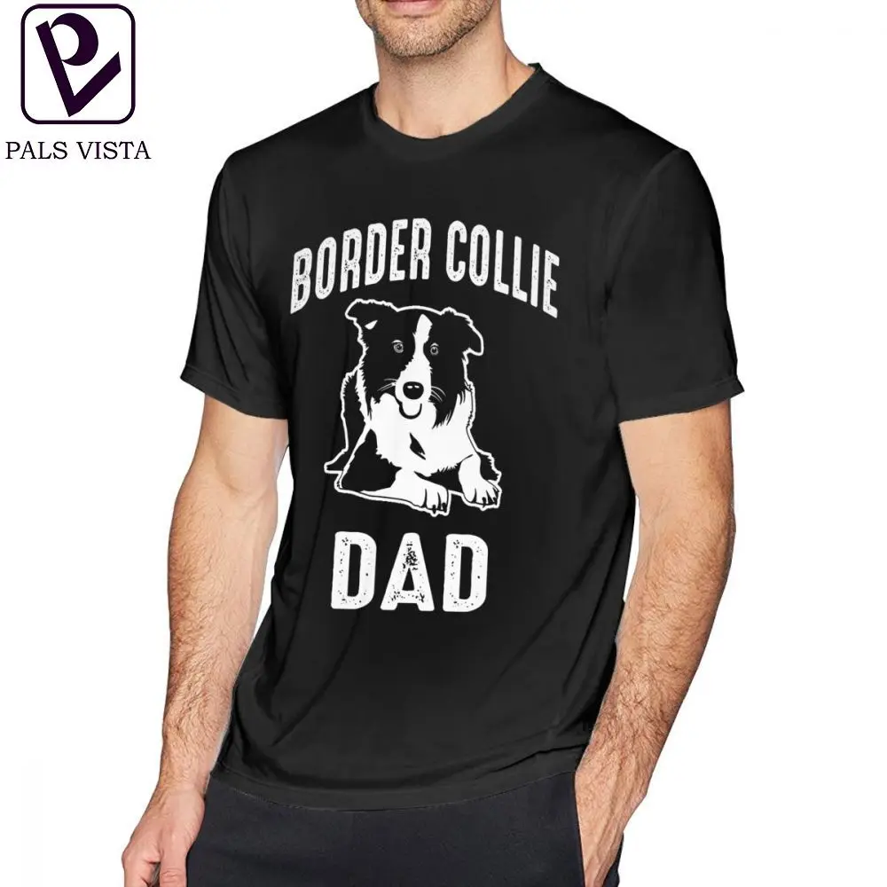 

Border Collie T Shirt Border Collie Dad Shirt T-Shirt 5x Men Tee Shirt Short Sleeves Cotton Print Fun Fashion Tshirt