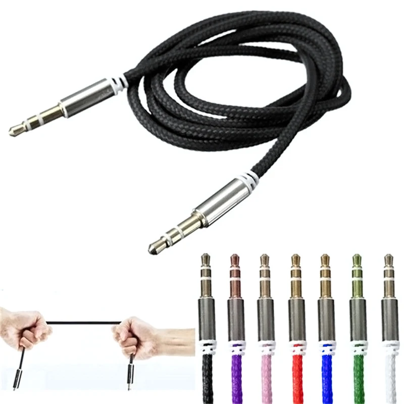 Aux Cable Male to Male Audio Cable 1M Car Audio 3 5mm Jack Plug Male To Male AUX Cable For Headphone MP3 iPod Aux Cable Male to Male Audio Cable 1M Car Audio 3 5mm Jack Plug Male To Male AUX Cable For Headphone MP3 iPod