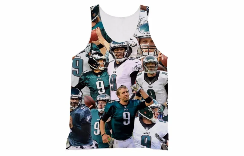 

New Nick Foles Tank TOP 3D Printed Photo Collage Many Faces Size S 5XL