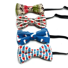 Британский стиль, галстук-бабочка для детей, смешанный спиннинг, материал для мальчиков и девочек 4-15 лет, принт, быстрая