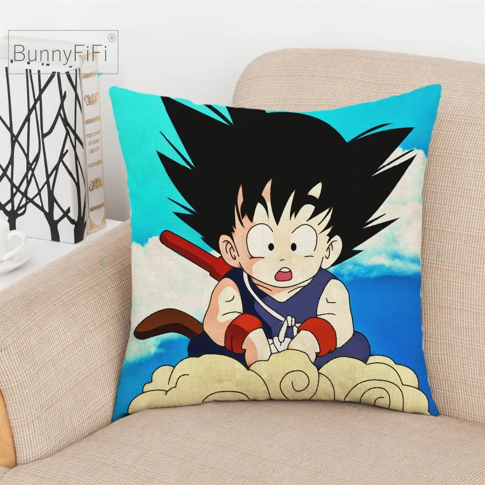 Dragon Ball Baby Son Goku Dakimakura хлопковая декоративная подушка, лен Чехол 45x45 см для дивана наволочка для подушки стула домашний декор