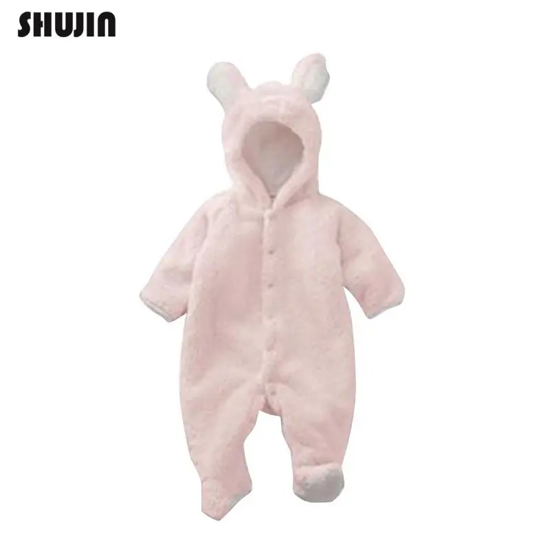 

Shujin Newborn Baby Clothes Cotton Long Sleeve Winter Baby Rompers Soft Infant Clothing Toddler Baby Boy Girl Jumpsuit