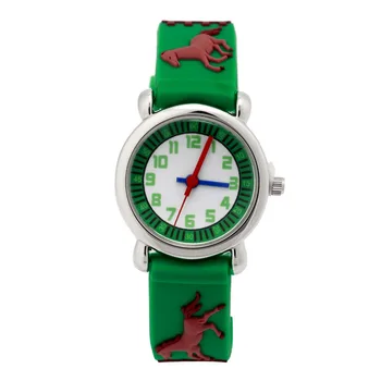

New arrival Waterproof Kid Watches Children Silicone Wristwatches horse Brand Quartz Wrist Watch Fashion Casual Relogio watch