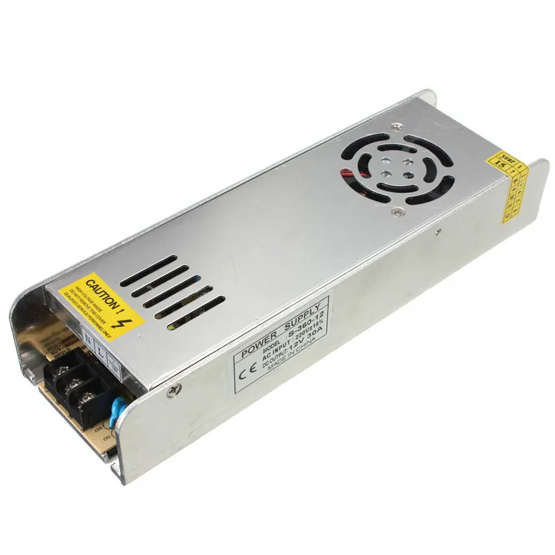 

Mini Switching Power Supply 220V to 12V 30A 360W for LED Strip Light