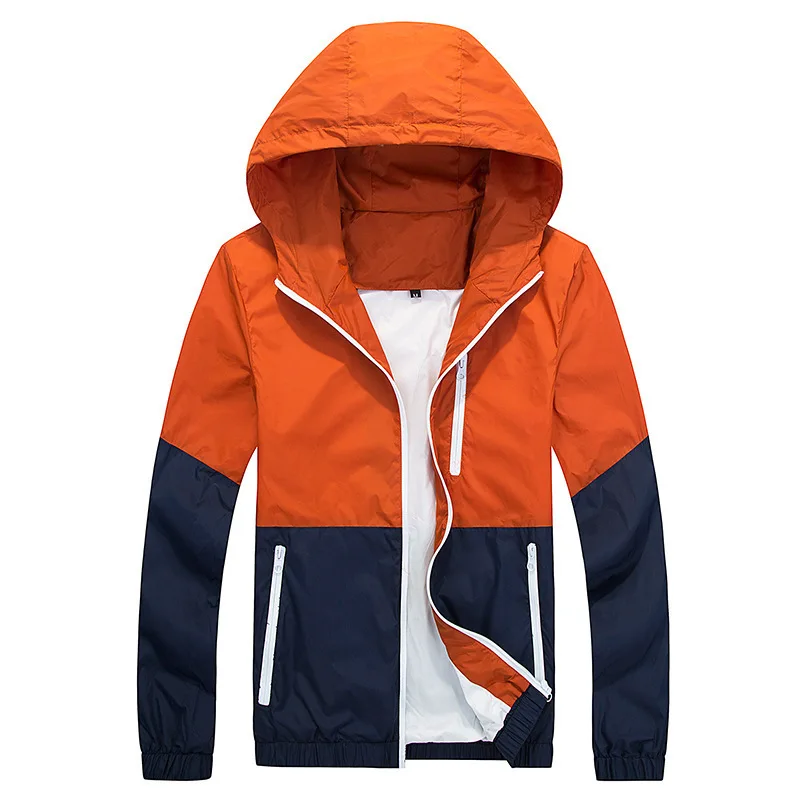 BOLUBAO, модная брендовая мужская куртка, осень, мужские повседневные куртки со стоячим воротником, ветровка, пальто, мужские модные куртки, верхняя одежда, пальто - Цвет: Orange