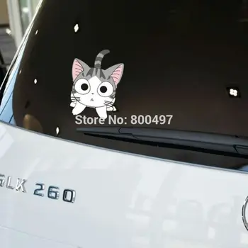 

10 x Newest Lovely Cute Cat Chi's Sweet Home Car Stickers Car Covers Decals for Toyota Honda Chevrolet Volkswagen Tesla BMW Lada
