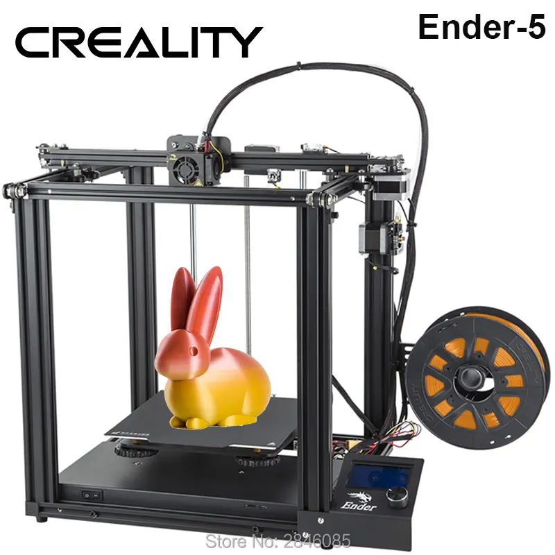 CREALITY 3D طابعة Ender-5 المزدوج Y-محور المحركات المغناطيسي بناء لوحة خارج السلطة استئناف الطباعة المغلقة هيكل CREALITY 3D طابعة Ender-5 المزدوج Y-محور المحركات المغناطيسي بناء لوحة خارج السلطة استئناف الطباعة المغلقة هيكل