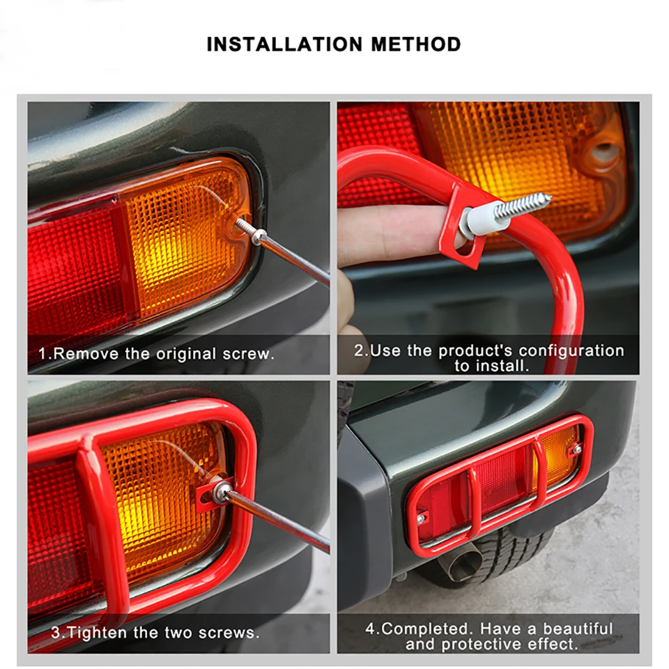 BAWA колпак лампы для Suzuki Jimny 2007- металлический задний противотуманный светильник, крышка для jimny автомобильные аксессуары