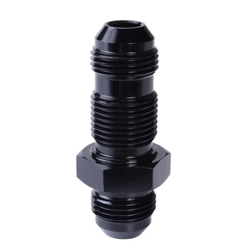 

ESPEEDER High Quality Anodized Aluminum Fuel Adapter Flare Straight Aluminiun AN 3 Bulkhead Adaptors Fittings W/Nut