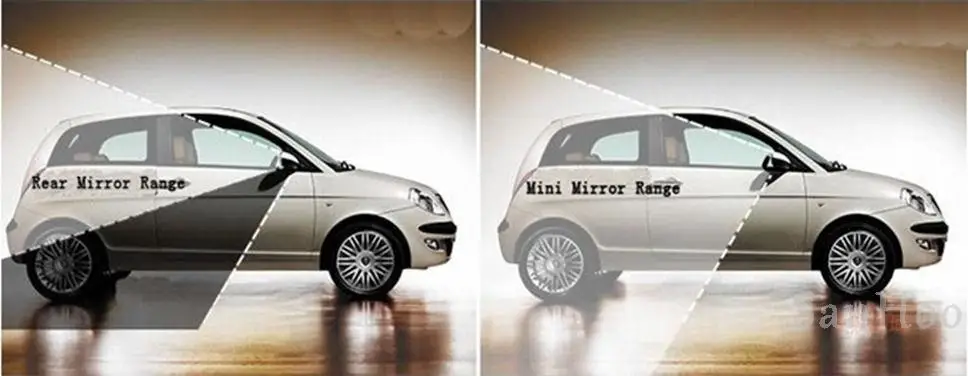 2 шт. безопасности автомобиля выпуклое зеркало Широкий формат круглый слепое пятно зеркало для парковки сзади Wiew зеркало