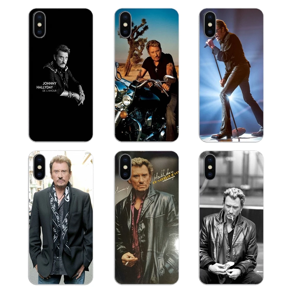 Мягкие прозрачные чехлы для Nokia 2 3 5 6 8 9 230 3310 1 7 Plus Johnny Hallyday |