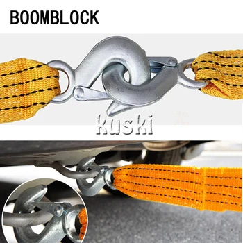 

BOOMBLOCK Car Trailer Rope 3 Tons 3 Meters For Saab Chevrolet Cruze VW Passat B5 B6 B7 Toyota Corolla 2008 RAV4 Accessories