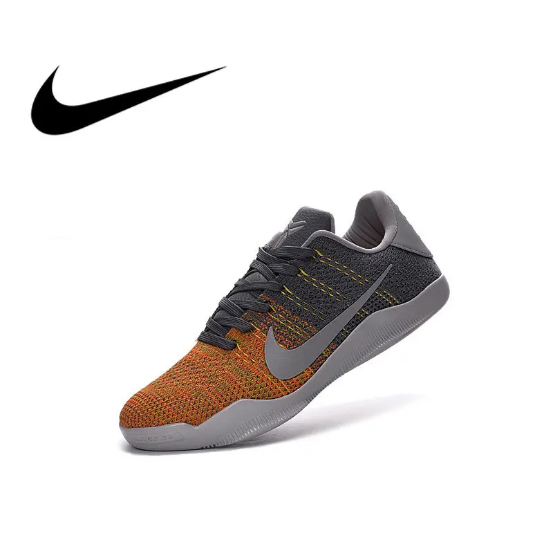 

Original Nike Brand Kobe 11 Elite Low knit Men's Basketball Shoes Men's Comfort Sports Shoes Athletic Designer Footwear 2019 New