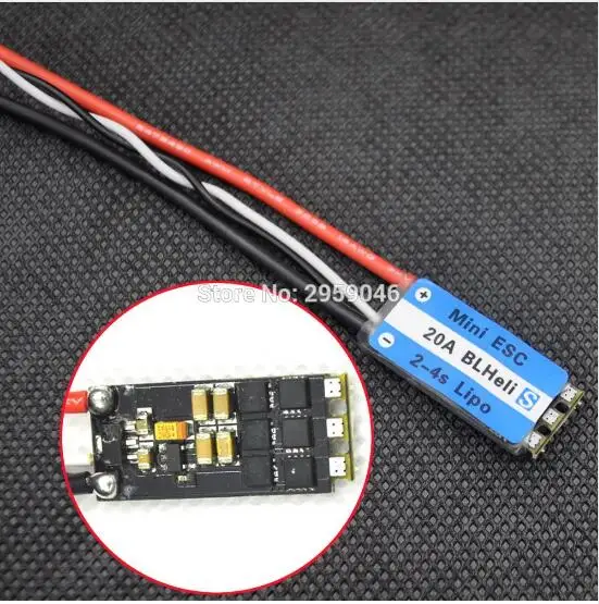 Мини Квадрокоптер 20A ESC BLHeli_S OPTO 2 4S Lipo BLHeli S esc для гоночных дронов набор с