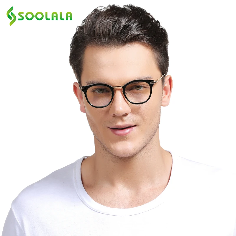 

SOOLALA Eyeglass Frame Cateye Womens Mens 2017 New Fashion Reading Glasses Frame Clear Computer Glasses