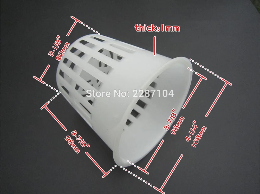 10 шт. сверхмощный желтый белый сетчатый горшок сетчатая корзина цветочное растение растительный томатный Дыня перец растёт клонирование гидропоники 4 дюйма