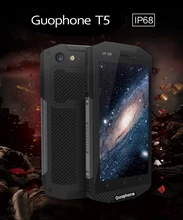 Original Guophone T5 Waterproof IP68 Smartphone 5000mAh Android 6.0 Quad Core cellphone 4G LTE 2GB RM 16GB ROM 8MP mobile phone