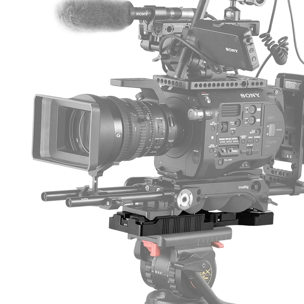 Smallrig VCT-14 быстросъемный Штатив для sony FS5/FS7/Blackmagic Урса мини сумка на плечо Поддержка пластины-2169