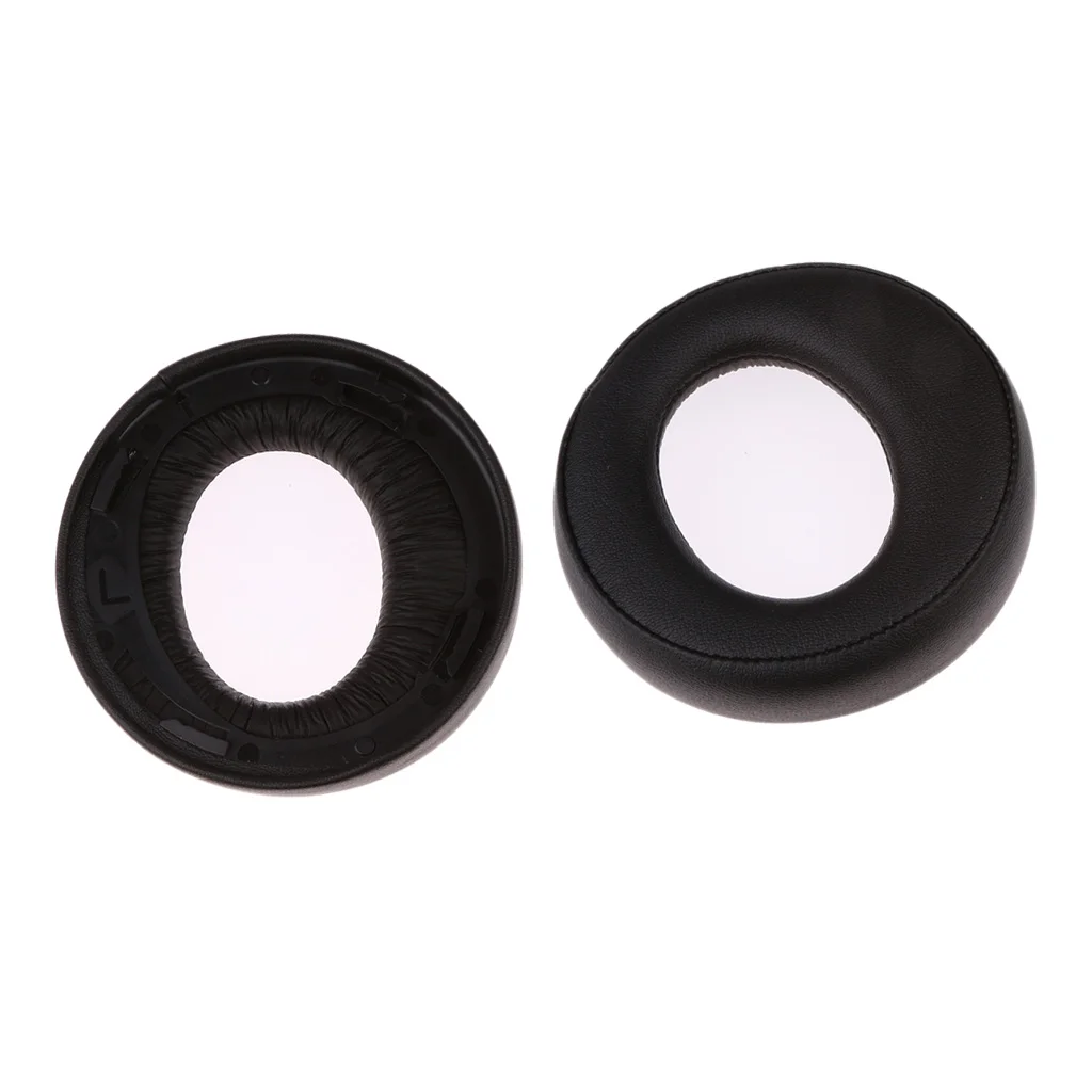 Black Ear Pad Cushion Replacements for Sony Gold Wireless Stereo Headset PS3 PS4 7.1 L R Headphone Headset ACCS