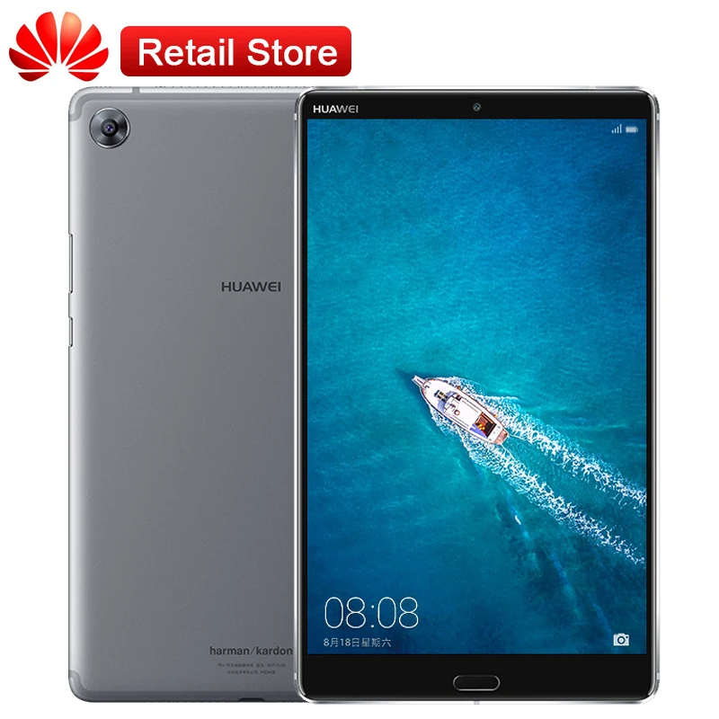 

Global ROM Huawei MediaPad M5 8.4'' 2560x1600 2K IPS Display Kirin 960 Android 8.0 Octa Core Fingerprint 13MP 4GB RAM Tablet