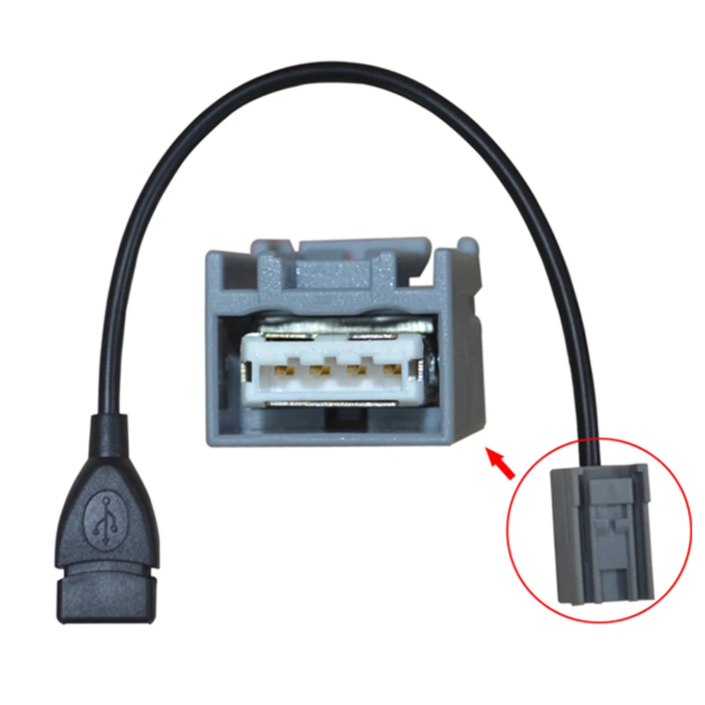 1 шт. 90 см USB Женский Кабель AUX адаптер порта для 2008 года Honda/Civic/CR-V/Accord /Fit MP3 кабель для передачи данных высокого качества