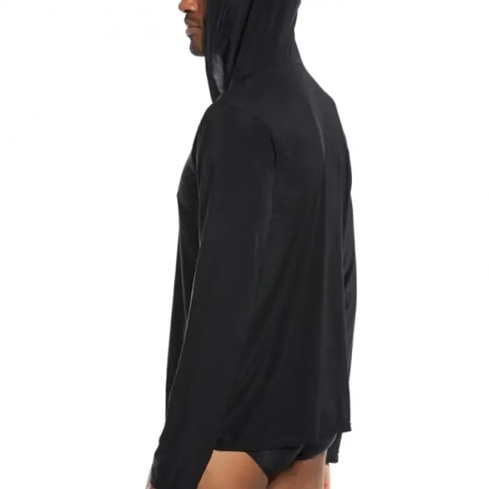 Masculino casual homewear com capuz mangas compridas