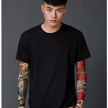 Wontive 2 шт. татуировки теплый рукав унисекс Защита от ультрафиолетовых лучей на открытом воздухе Временная подделка рукав с татуировками теплые Рукава