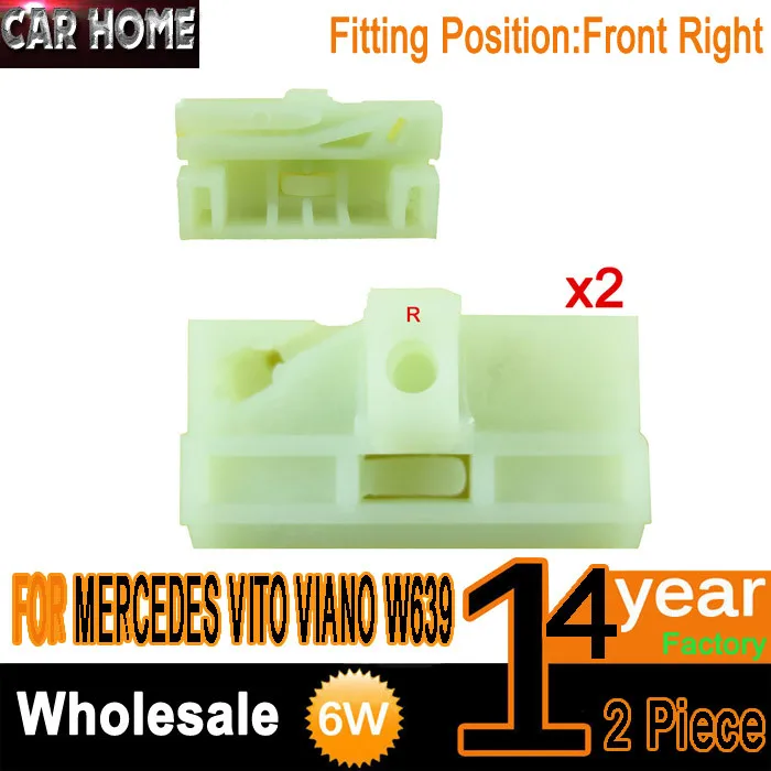 2x WINDOW REGULATOR REPAIR CLIPS FOR MERCEDES VITO VIANO W639 REPAIR