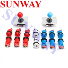 Набор для аркадной игры «сделай сам» с 2х джойстиками+ 12 кнопочными кнопками+ 2 пусковыми кнопками для MAME для аркадной игры «сделай сам»