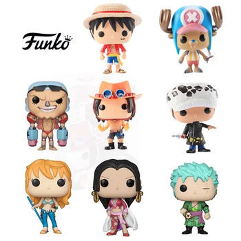 

10CM PVC ONE PIECE Action Figure Model Luffy Nami Chopper Usopp Zoro Ace Franky Figure The Straw Hat Pirates Toys for Children